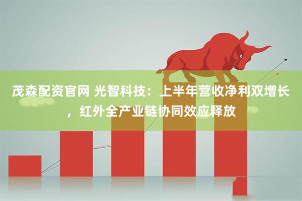 茂森配资官网 光智科技：上半年营收净利双增长，红外全产业链协同效应释放